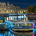 Lights of Moyka river