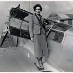 Jean Batten & her Percival Gull