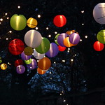 Lanterns at dusk