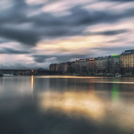 Awakening city of Helsinki