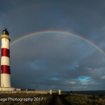 Tarbet Ness Lighthouse & Rainbow