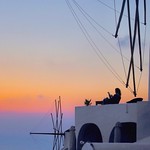 #sunset in #Santorini #greece #mediterraneansea