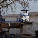 Ferry drifts two miles down the Ohio River