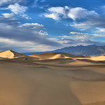 Sunset Panorama - Mesquite Flat Sand Dunes - Death Valley, California