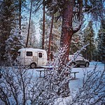 Camping at La Pine State Park in Oregon