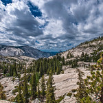 View of Half Dome (in the distance) from Olmstead Point