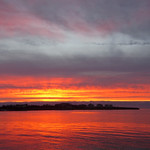 Sunset. Sevastopol, Black Sea.