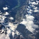 The Italian Alps on a flight to Bergamo
