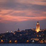 Galata Tower after a Warm Sunset