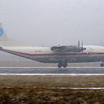 UR-CGW Ukraine Air Alliance (UKL) Antonov An-12BP @ Basle / Mulhouse / Freiburg Euro Airport (BSL / LFSB)