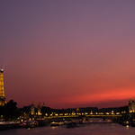 Sunset over Paris