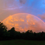 Rainbow Shield - Ozarks Stormy Sunset