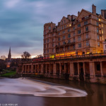 DSC_2823-Pano: Pulteney Bridge weir, Bath