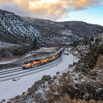 UP 1996 leading one of the last MRONY's on the Moffat.