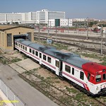 Tren de Cercan&iacute;as de Renfe en la Estaci&oacute;n de Valencia-Fuente de San Luis. VALENCIA