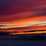 Sunset at White Sands