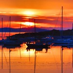 Sunrise at the marina