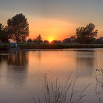 Sunset @ Poldervaart