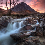 Buachaille Etive Mhor Waterfall