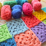 colourful granny squares