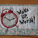 Spring Mug Rug from FlossieBlossom