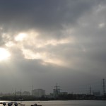 Royal Victoria Dock at dusk