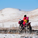 Red rider (mom & kid)