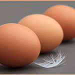 First take three eggs!