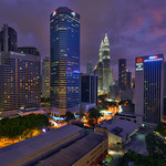 Colorful Sunset Kuala Lumpur