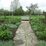 Tintinhull Garden - The Kitchen Garden - path