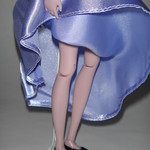 The Little Mermaid Deluxe Doll Gift Set - Disney Store - First Look - Vanessa - Deboxed - Standing - Skirt Lifted - Lower Midrange Left Front View