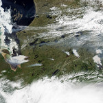 Sediment, Smoke, and Stained Ice in Quebec