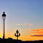 Street lights on the Pont Alexandre III