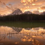 Golden Sunset at Secret Lake