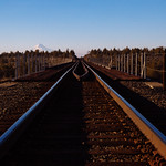 The Oregon Trunk Railroad Bridge.