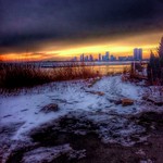 Toronto Ontario Canada ~ Palace Pier ~ Winter Sunset