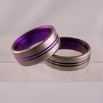 #pink & #purple anodised #titanium #rings &pound;190 each from @ringjewellers #brighton