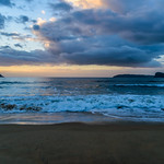 Cloudy sunrise at Ocean Beach
