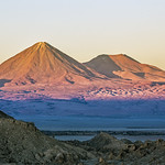 Licancabur from Valle de la Luna