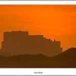 Setting Sun At Bamburgh