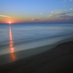 classic seaside sunrise