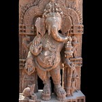 India - Gujarat - Bhujodi - Hiralaxmi Memorial Craft Park - Ganesha