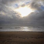 Saw this scene this morning and it reminded me of some inspirational card you'd buy at a religious bookstore, all it needs is a superimposed Bible verse. #beach #religious #reverebeach #surf #ocean #waves #clouds #sunlight #revere #reverema #art #artist #