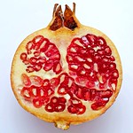 Pomegranate cut in half (DSCF7122)