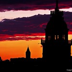 Sunset Maiden's Tower Istanbul