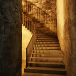Stairs from the cells