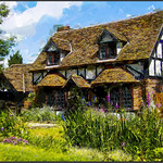 Summer Cottage. Painting.