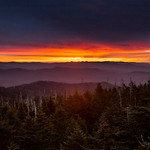 Sunrise at Great Smoky Mountains