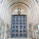 Bronze doors to the Church of San Fermo Maggiore