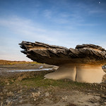 That rock at dawn || Potter Point {Explore 83, 2015/10/27}
